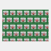 Make Christmas Great Again Funny Trump ラッピングペーパーシート (正面2)