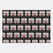 Make Christmas Great Again Funny Trump ラッピングペーパーシート (正面)