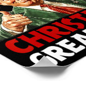 Make Christmas Great Again Santa Funny Trump Xmas  ポスター (角)