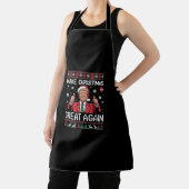 Make Christmas Great Again Trump Pajamas Ugly Xmas エプロン (インサイチュ)