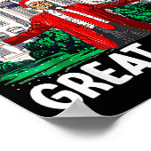 Make Christmas Great Again Xmas Funny Trump Pajama ポスター (角)