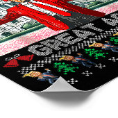 Make Christmas Great Again Xmas Funny Trump Pajama ポスター (角)