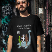 Make Cryptids Great Again Tee Alien Unicorn Tシャツ