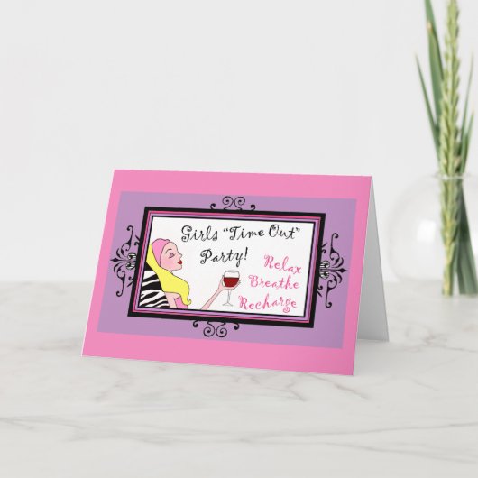 「Make Diva Time」/呼吸リチリラックスャージ 招待状 (正面)