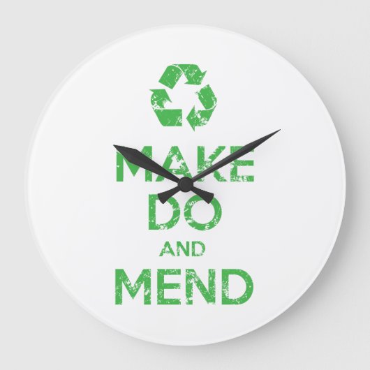 Make DoとMend ラージ壁時計 (正面)