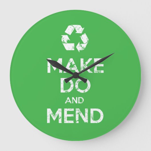 Make DoとMend ラージ壁時計 (正面)