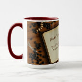 Make Dua, Drink Coffee, Hustle Islamic Productive  マグカップ (左)