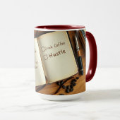 Make Dua, Drink Coffee, Hustle Islamic Productive  マグカップ (正面右)