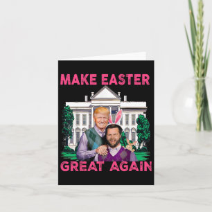 Make Easter 素晴らし Again Trump Vance Bunny狩り1 カード