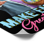 Make Easter Great Again Funny Trump Spring Hunt Eg ポスター (角)