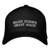 Make Europe Great Again hat 刺繍入りキャップ (正面)