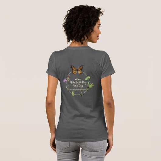 Make Every Day Earth Day 2026 Tシャツ (裏面フル)