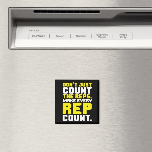 Make Every Rep Count -トレーニング マグネット (インサイチュ (食洗機))