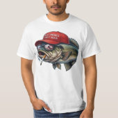 Make Fishing Great Again  Tシャツ (正面)