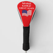Make Golf Great Again Funny ゴルフヘッドカバー (正面)