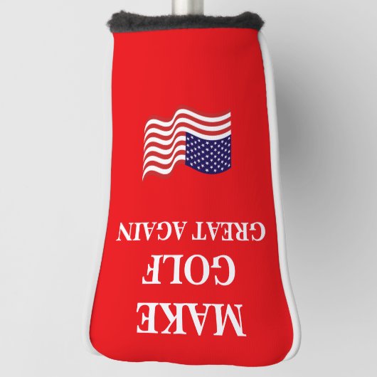 Make Golf Great Again Funny ゴルフヘッドカバー (回転90)