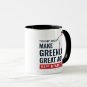 Make Greenland Great Again - マグカップ (正面右)
