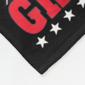 Make Groundhog Day Great Again Funny Trump Holding フリースブランケット (角)