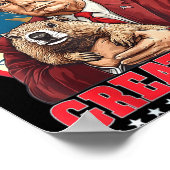 Make Groundhog Day Great Again Funny Trump Holding ポスター (角)