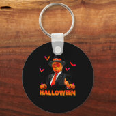 Make Halloween Great Again Funny Trump Soky Trick キーホルダー (正面)