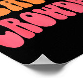 Make Heaven Crowded Christian Faith Bible Church Q ポスター (角)