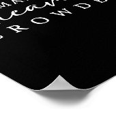 Make Heaven Crowded Christian Faith Insrational Qu ポスター (角)