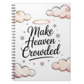 Make heaven crowded, Christian faith notebook  ノートブック (正面)