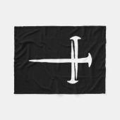 Make Heaven Crowded - Front And Back  フリースブランケット (正面(横))