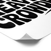 Make Heaven Crowded Men And Women Jesus Bible Chri ポスター (角)