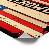 Make Heaven Crowded On-back Patriotic Christian Cr ポスター (角)