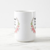 Make Historyかわいいフローラ引用文 コーヒーマグカップ (中央)