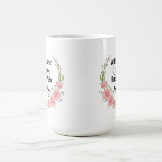 Make Historyかわいいフローラ引用文 コーヒーマグカップ (中央)