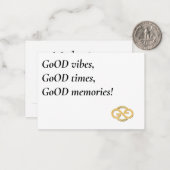 Make it a GoOD day! ノートカード (正面/裏面インサイチュ)