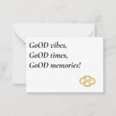 Make it a GoOD day! ノートカード (正面)