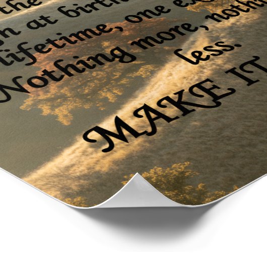 Make It Count ポスター (角)