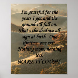 Make It Count ポスター
