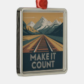 Make It Count メタルオーナメント (右)