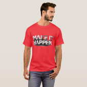 MAKE IT HAPPEN Bold Motivational Grunge Typography Tシャツ (正面フル)