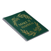 Make It Happen Journal ノートブック (右側)