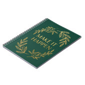 Make It Happen Journal ノートブック (左側)