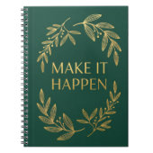 Make It Happen Journal ノートブック (正面)