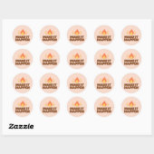 MAKE IT HAPPEN Motivational Round Stickers ラウンドシール (シート)