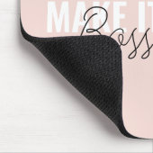 Make It Happen Personalized Mouse Pad – Feminine C マウスパッド (コーナー)