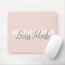 Make It Happen Personalized Mouse Pad – Feminine C マウスパッド