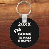 Make It Here引用文モチベーションカスタム キーホルダー (正面)