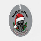 Make It Metal, Make It Merry – Punk Rock Christmas メタルオーナメント (正面左)
