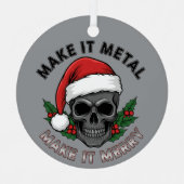Make It Metal, Make It Merry – Punk Rock Christmas メタルオーナメント (正面)
