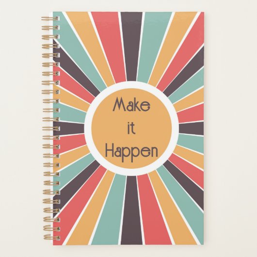 Make It Plantsレトロ プランナー手帳 (正面)