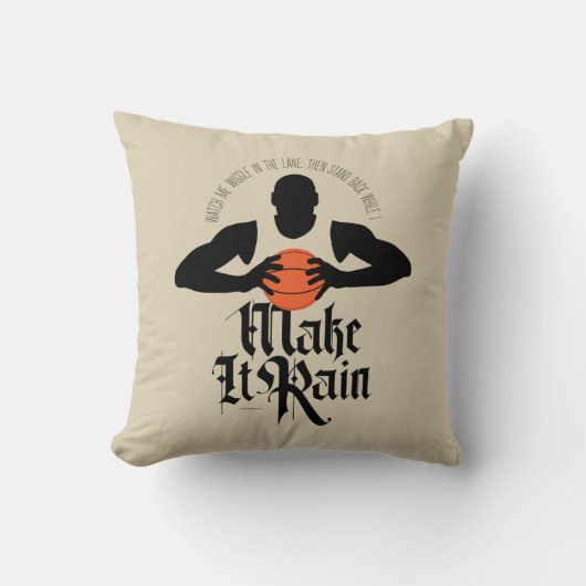 Make It Rain(バスケットボール) クッション (正面)