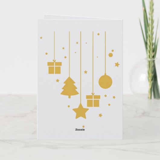 Make It Yours: Custom Folded Christmas Card カード (裏面)